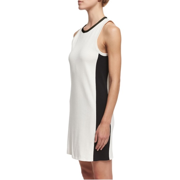 🤑MOVING SALE! Rag and Bone Sam Stripe-Trim Jersey Shift Dress - Picture 3 of 8